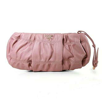 2014 Prada Gaufre Leather Evening Shoulder Bag BT0802 pink for sale